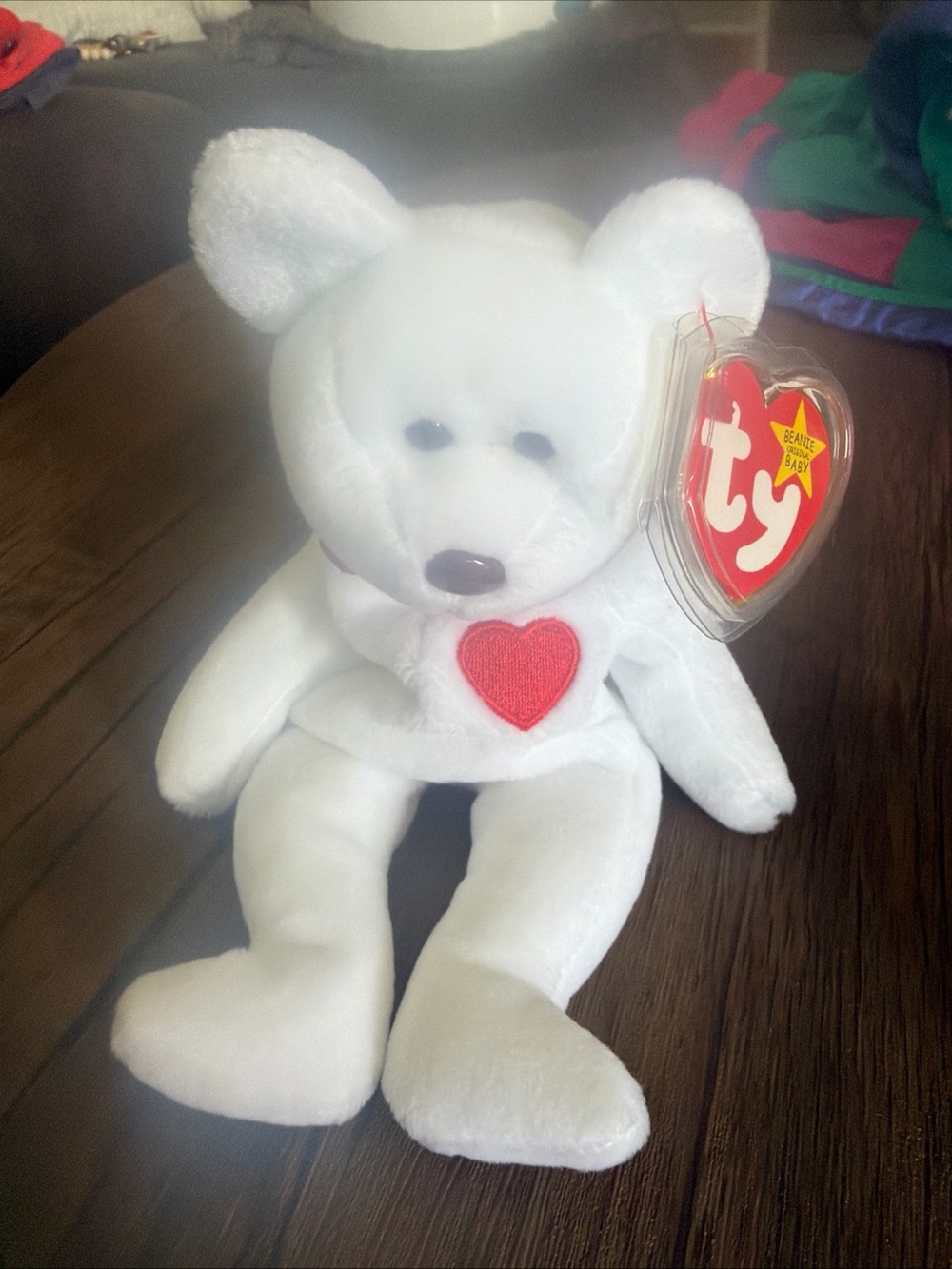 RARE BROWN NOSE BEANIE Ty BEANIE BABY 1994 VALENTINE COLLECTION
